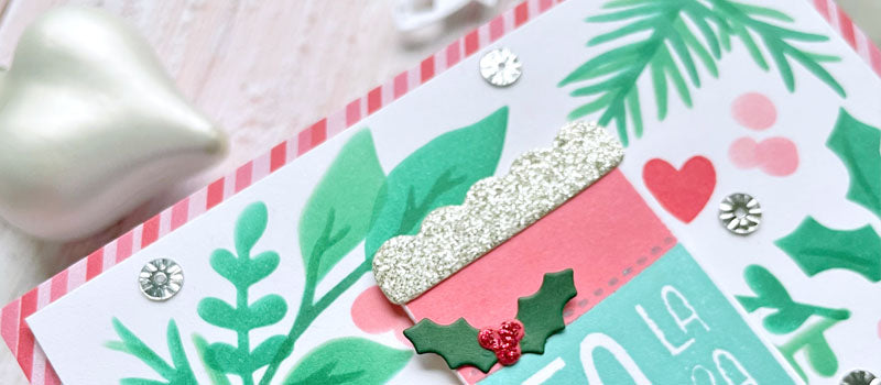 Festive Stocking Stamp & Stitch with Concord & 9th – Seven Hills Crafts