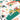 or 4 times rotating between stamps to create a fun patterned background featuring folk art style birds