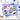 Waffle Flower Crafts Postage Collage Spooktacular Stencil for use with the original die to mat and layer or works with the postage collage stencil sets too for a different look