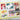 Waffle Flower Crafts Postage Collage Spooktacular Stamp for use with the original die to mat and layer or works with the postage collage stencil sets too for a different look