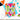 Waffle Flower Crafts Postage Collage Spooktacular Stamp for use with the original die to mat and layer or works with the postage collage stencil sets too for a different look
