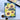 Waffle Flower Sunflower Cluster Stencil can be used solo to create a stencilled image