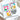 Waffle Flower Crafts Postage Collage Sew Fun Stencil and Sentiment Stamps
