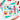 Waffle Flower Postage Collage Coastal Stencil (4 stencils)