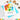 waffle flower slim shaker butterfly cover card example with abstract rainbow background