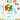 waffle flower slim shaker butterfly cover card example with abstract rainbow background