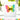 waffle flower flutter by trail die set example card featuring a rainbow butterfly on a white card