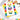 waffle flower crafts card example of window trio set 2 hearts with raiinbow card background close up