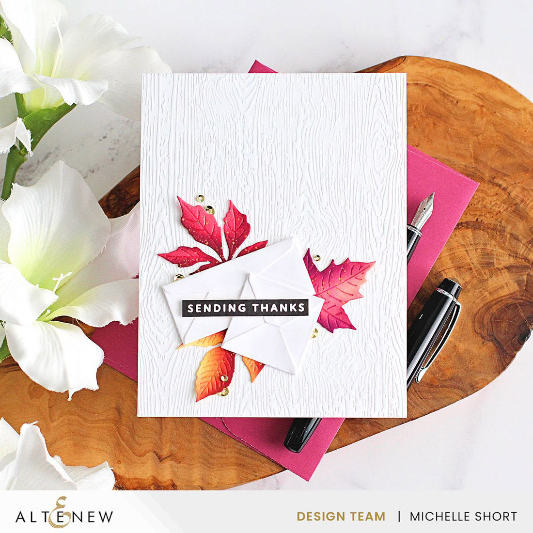 Alt Texture Pattern ALT Essential Textures: Fine Woodgrain Press/Foil Plate – Seven Hills ...