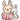 LF Reading Bunnies Vinyl Sticker