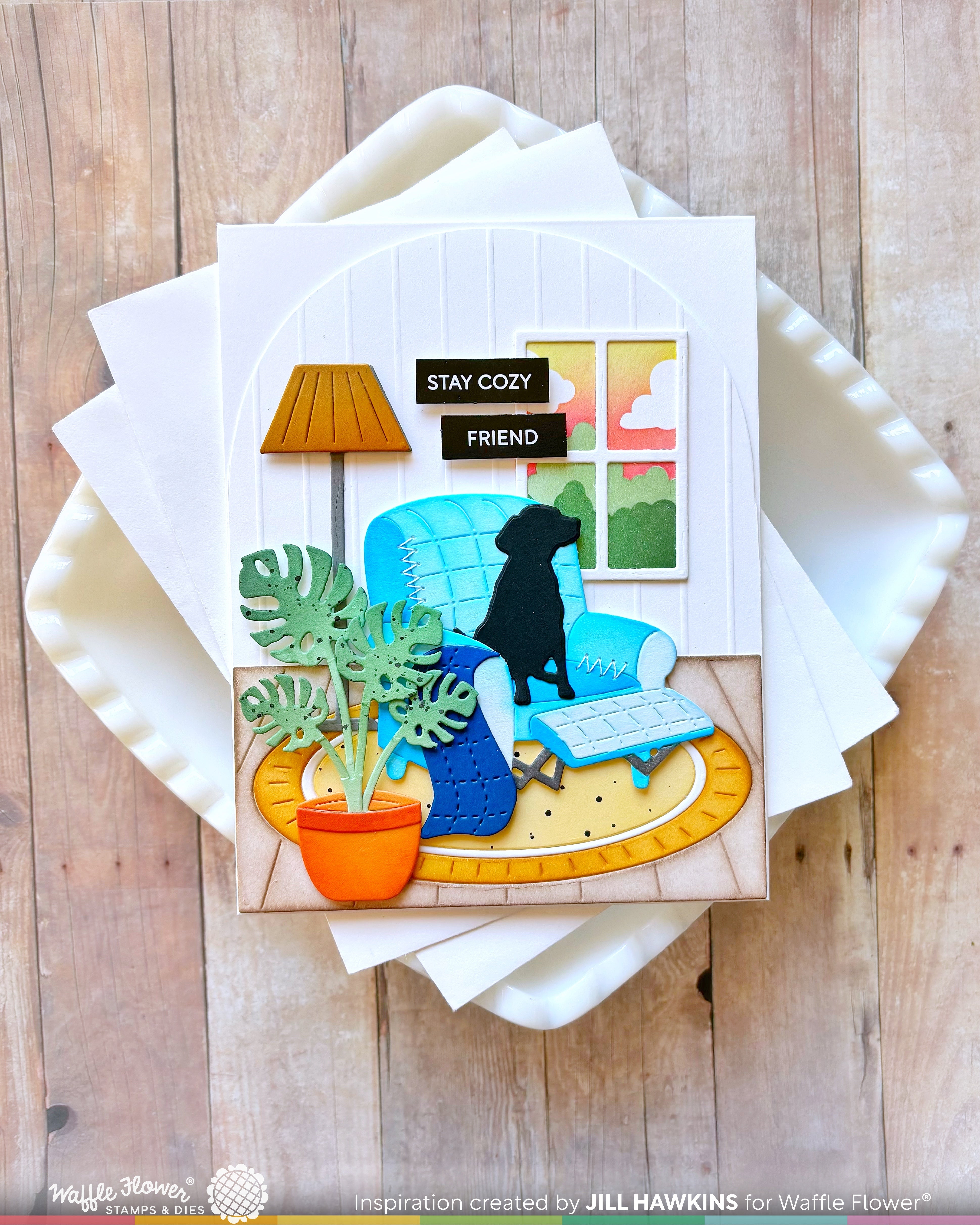 WF Cozy Spot Stencil Seven Hills Crafts