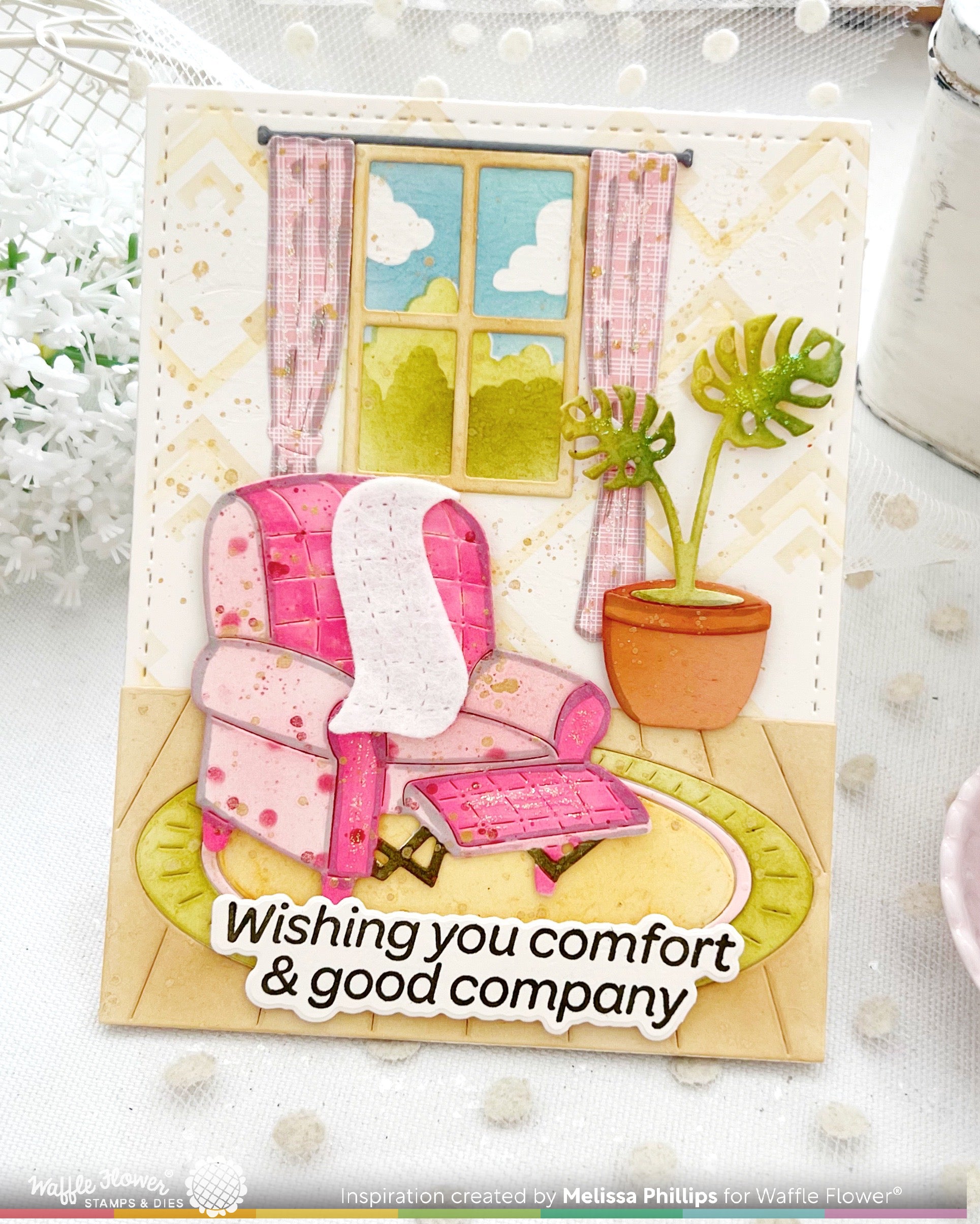 WF Cozy Spot Stencil Seven Hills Crafts