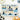 WF Postage Collage A7 Airmail Stencil