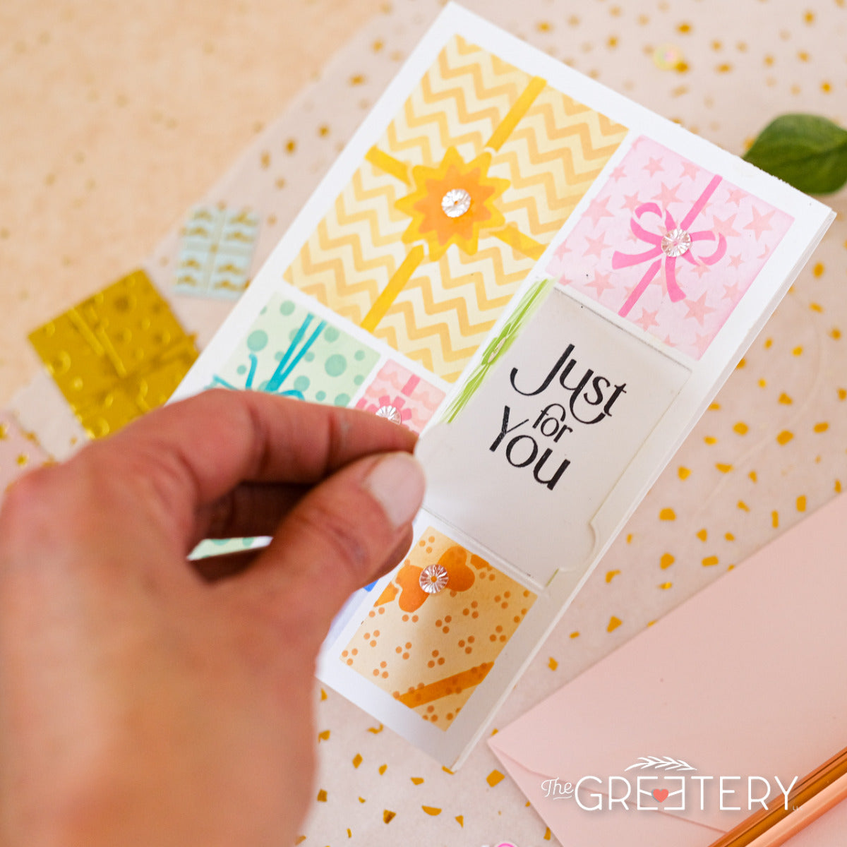 Greeter Message greetery hidden messages die – Seven Hills Crafts
