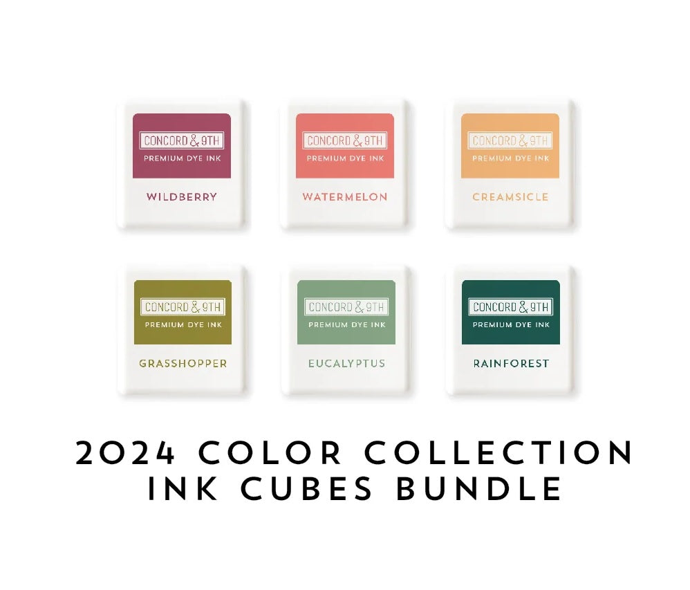 Concord & 9th Ink Cube Bundle 2024 new colours only – Seven Hills Crafts