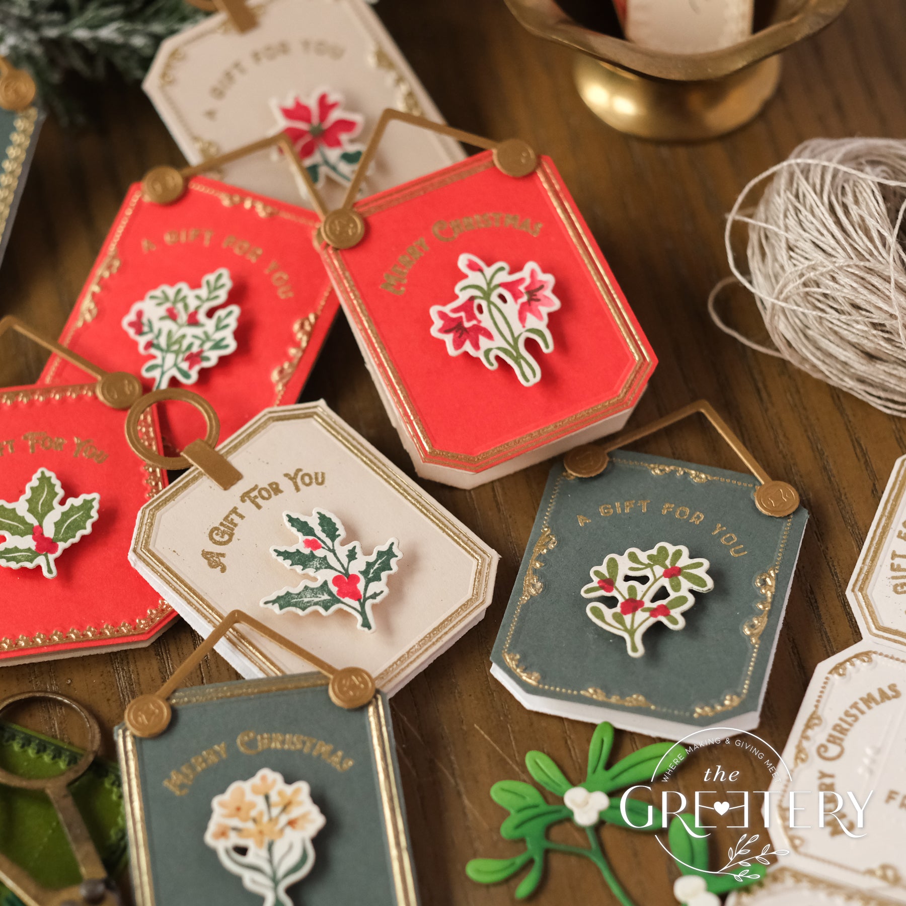 GT Large Linked Labels Stamp – Seven Hills Crafts