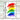 Painted Rainbow Die