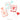 Scattered Hearts Turnabout Stamp