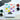 Waffle Flower Crafts Postage Collage Spooktacular Stencil for use with the original die to mat and layer or works with the postage collage stencil sets too for a different look