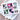 Waffle Flower Crafts Postage Collage Wild Butterflies Stamp