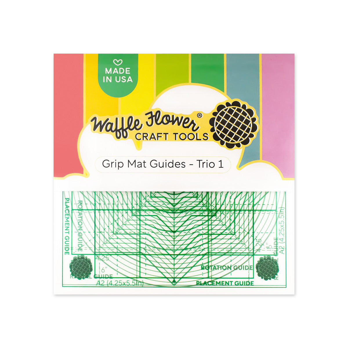 grip mat guides, waffle flower crafts UK stockist – Seven Hills Crafts