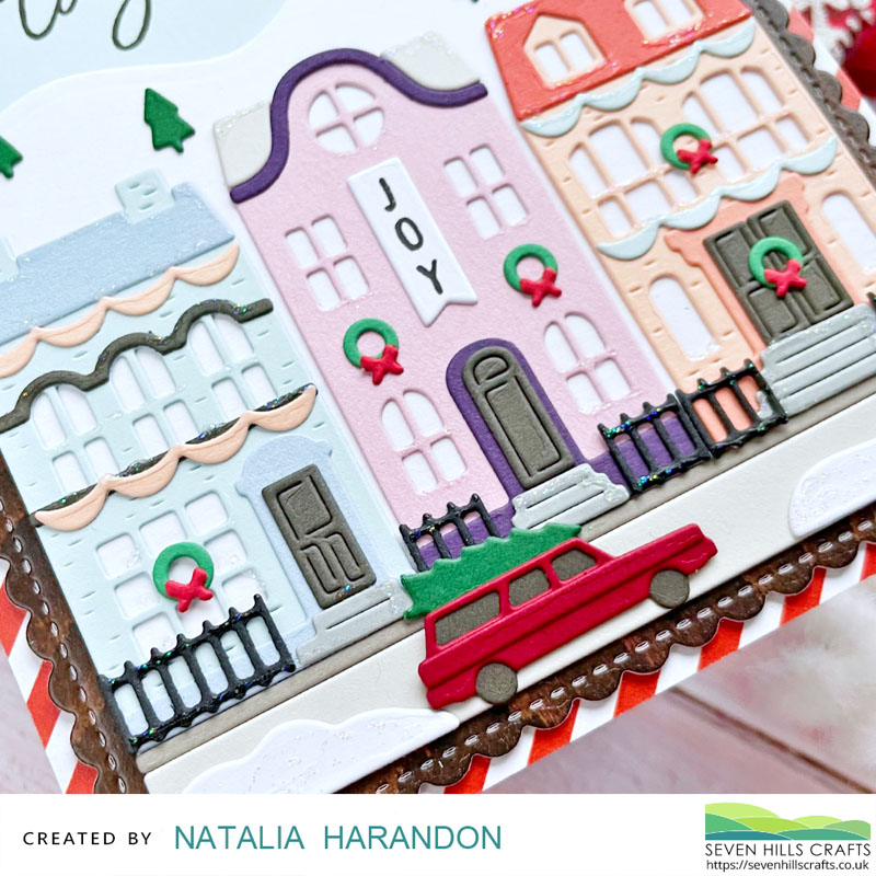 Christmas card inspiration with Concord & 9th Over the Rooftops