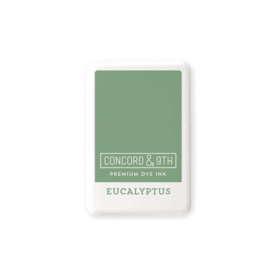 Eucalyptus Inkpad by Concord and 9th UK Stockist, Seven Hills Crafts 5 star rated for customer service, speed of delivery and value