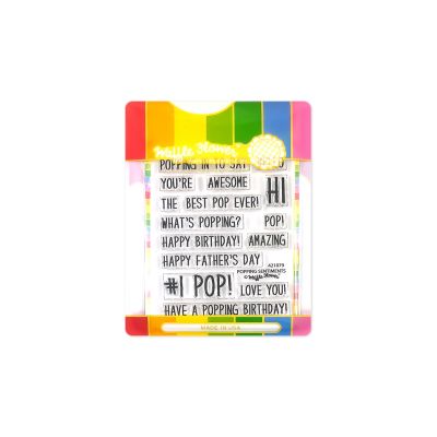 Popping Sentiments Stamp