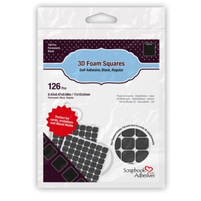 Scrapbook Adhesives Foam Squares - Regular Size 2mm Thick