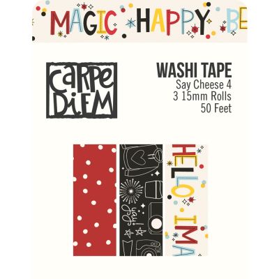 Say Cheese 4 Washi Tape 3 pack rolls