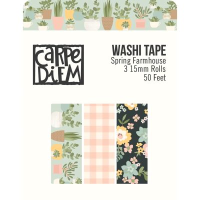 Spring Farmhouse Washi Tape 3 pack rolls