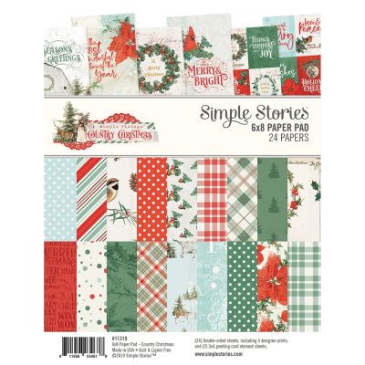 Country Christmas 8x6 Paper Pad