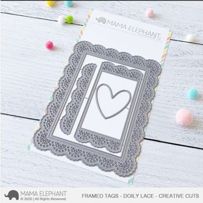 Framed Tags - Doily Lace Die