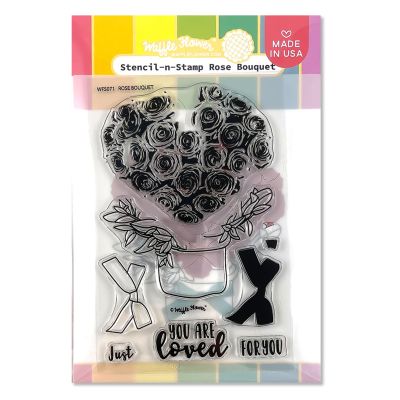 Stencil-n-Stamp Set - Rose Bouquet