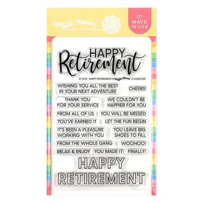Happy Retirement Stamp