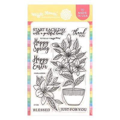 Potted Lily Stamp