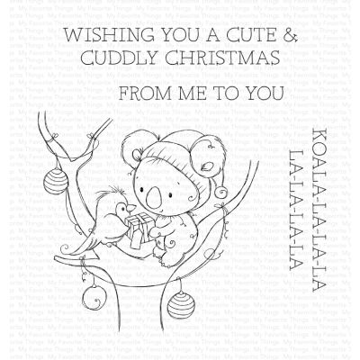 MFT RAM Cute & Cuddly Christmas Stamp