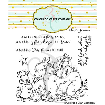 Anita Jeram 3 Kings Stamp by Colorado Craft Company for cardmaking and paper crafts.  UK Stockist, Seven Hills Crafts
