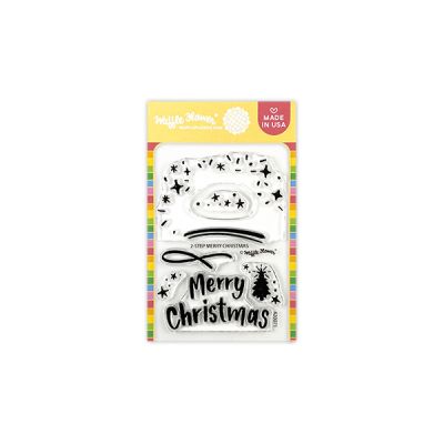 2-Step Merry Christmas Stamp