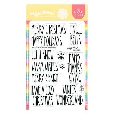 WF Cozy Holiday Sentiments Stamp