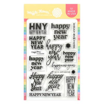 WF Happy New Year Sentiments Stamp