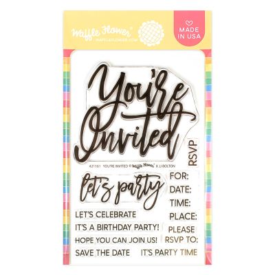 WF Oversized You're Invited Stamp