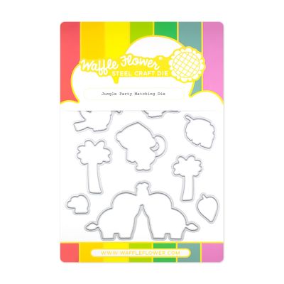Jungle Party Matching Die by Waffle Flower for cardmaking and paper crafts.  UK Stockist, Seven Hills Crafts