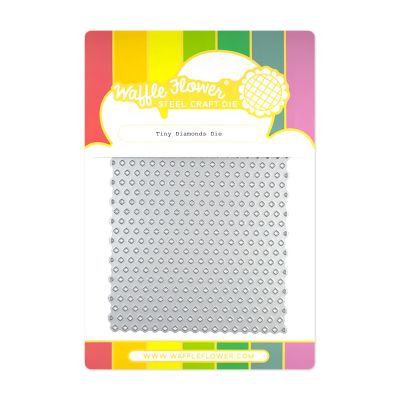 Waffle Flower Crafts tiny diamonds die for cardmaking and paper crafts.  UK Stockist, Seven Hills Crafts