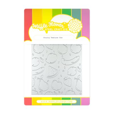 Fruity Texture Die  by Waffle Flower for cardmaking and paper crafts.  UK Stockist, Seven Hills Crafts