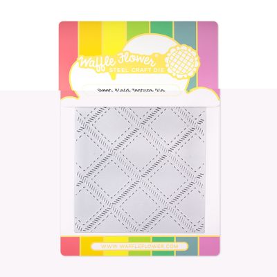 Sweet Plaid Texture Die by Waffle Flower Crafts, UK Stockist, Seven Hills Crafts 5 star rated for customer service, speed of delivery and value