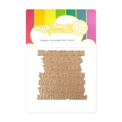 Elegant Foil Plate Matching Die by Waffle Flower Crafts for cardmaking and paper crafts.  UK Stockist, Seven Hills Crafts