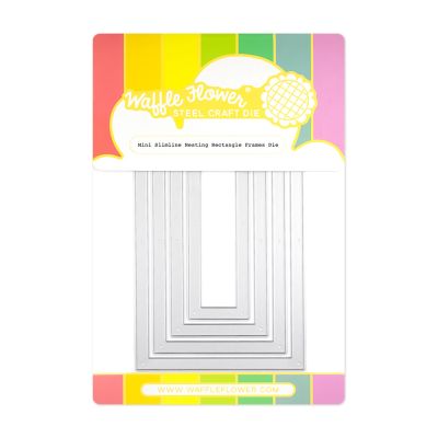 Mini Slimline Nesting Rectangle Frames for Waffle Flower Crafts, UK Stockist, Seven Hills Crafts 5 star rated for customer service, speed of delivery and value