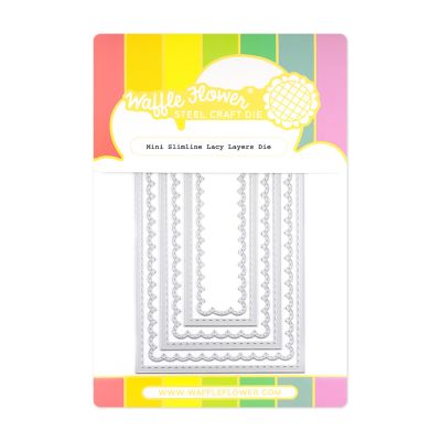 Mini Lacy Layers Die for Waffle Flower Crafts, UK Stockist, Seven Hills Crafts 5 star rated for customer service, speed of delivery and value