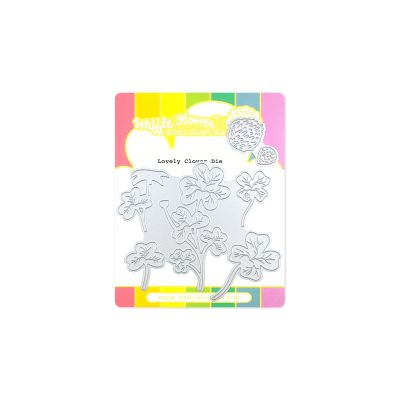 Lovely Clover Die by Waffle Flower Crafts for cardmaking and paper crafts.  UK Stockist, Seven Hills Crafts